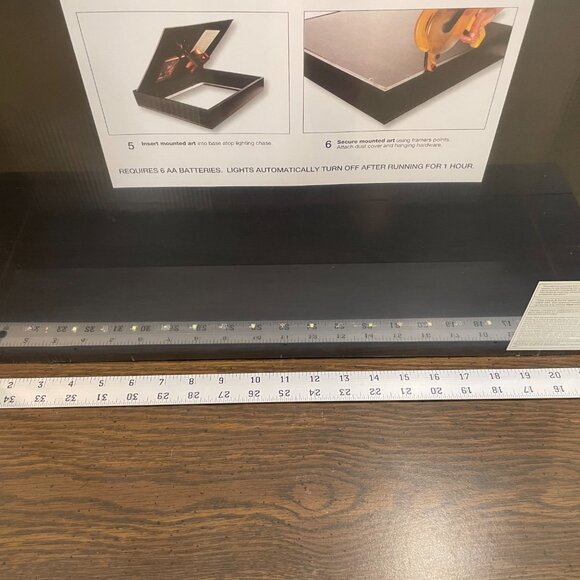 NEW Illuminated Custom Framing Shadow Box 22x28 Lighted LED Display-Art Military - Picture 7 of 14